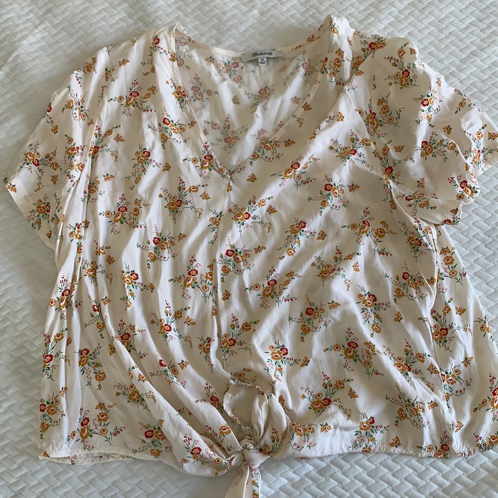 Madewell floral top